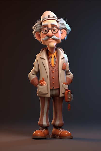 3d architect character