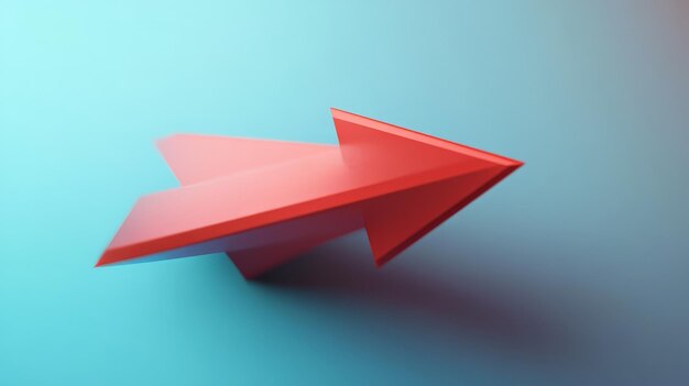 a 3d arrow with a rotating animation effect the design includes realistic motion and perspective changes creating a dynamic and engaging visual element for interactive graphics