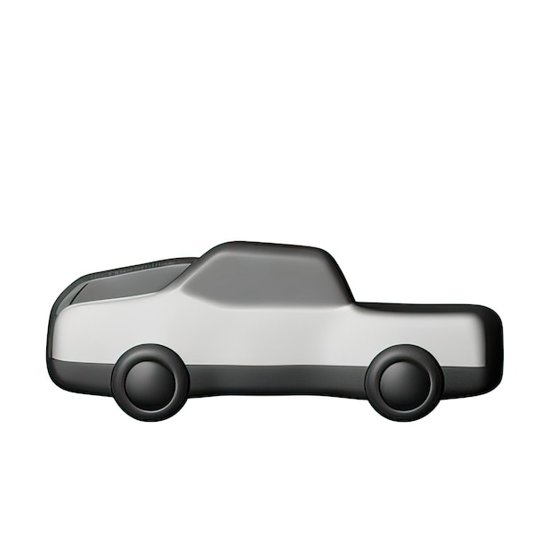 Foto 3d-auto-illustratie