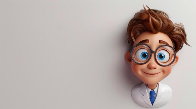 3D avatar of a doctor