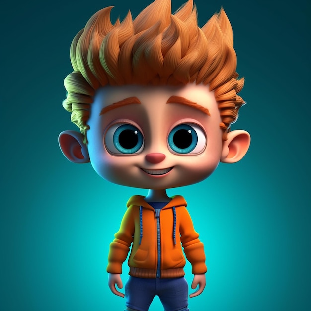 3D-avatar jongenskarakter