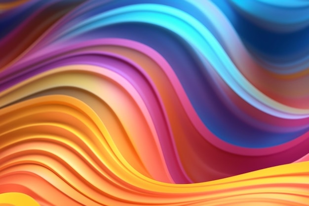 3D background banner or wallpaper abstract colorful pattern shapes