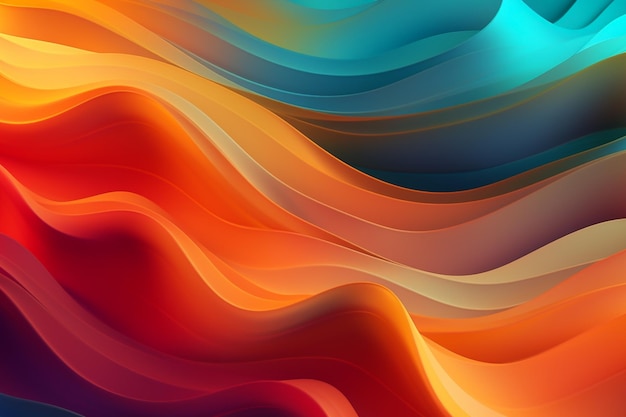 3D background banner or wallpaper abstract colorful pattern shapes