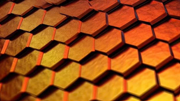 3d background wallaer hexagon background