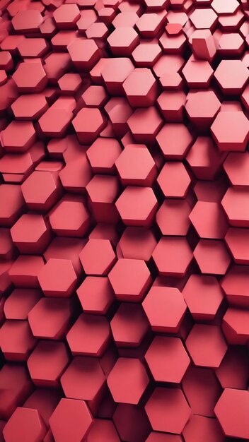 3d background wallaer hexagon background