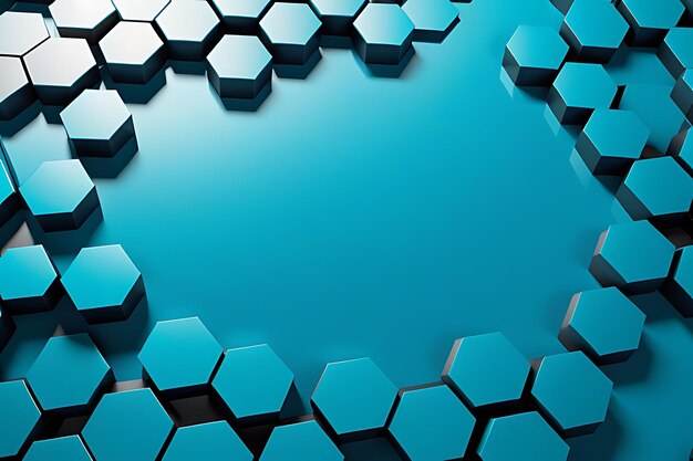 Photo 3d background with hexagonal shapes and texture