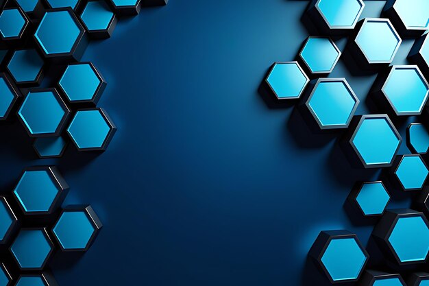 Photo 3d background with hexagonal shapes and texture