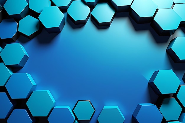 Photo 3d background with hexagonal shapes and texture