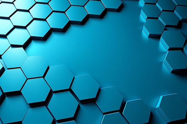 3d background with hexagonal shapes and texture