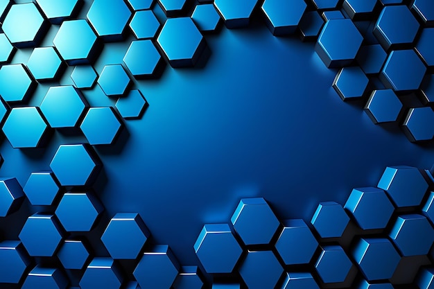 Photo 3d background with hexagonal shapes and texture