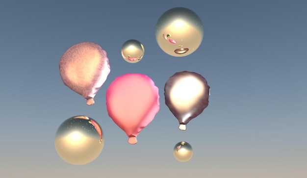 3D Balloon Render