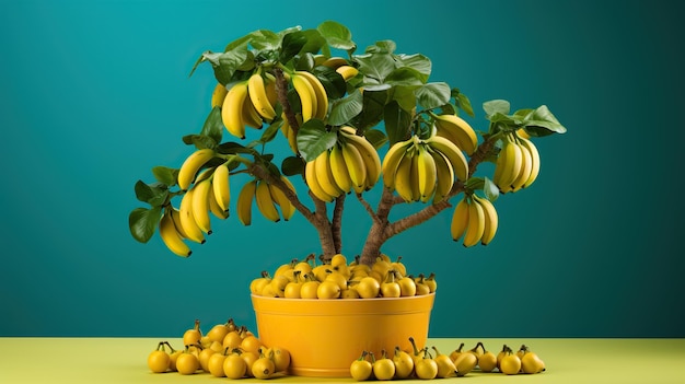 Фото 3d банановые фотографии цитрусовых деревьев фруктовых деревьев лимонная коллекция