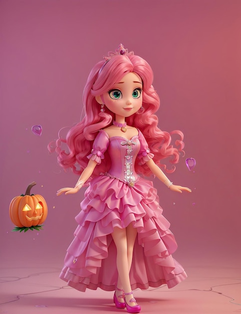 3d barbie halloween