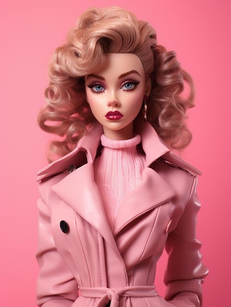Foto 3d barbie-modefotografie