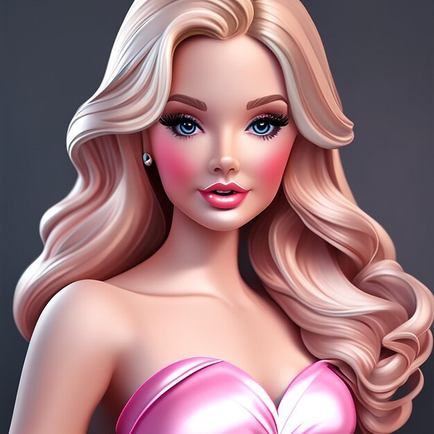 Barbie in 3d shop