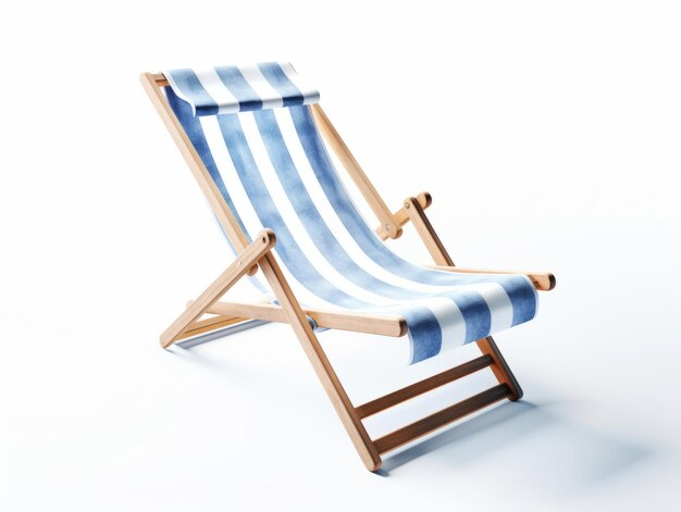 Foto sedile da spiaggia 3d