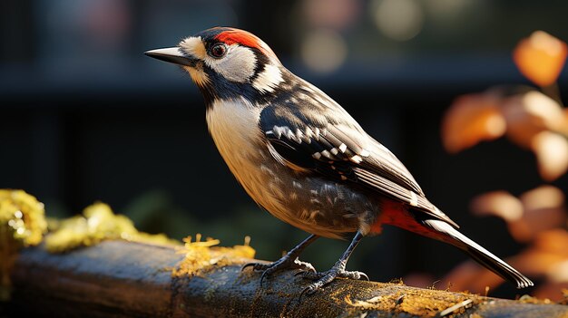 3d beautiful bird photo illustration generative ai