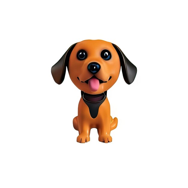 Foto 3d-beeld van een hond