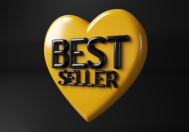 3d best seller badge logo design word best seller award symbol\
emblem icon label or sticker