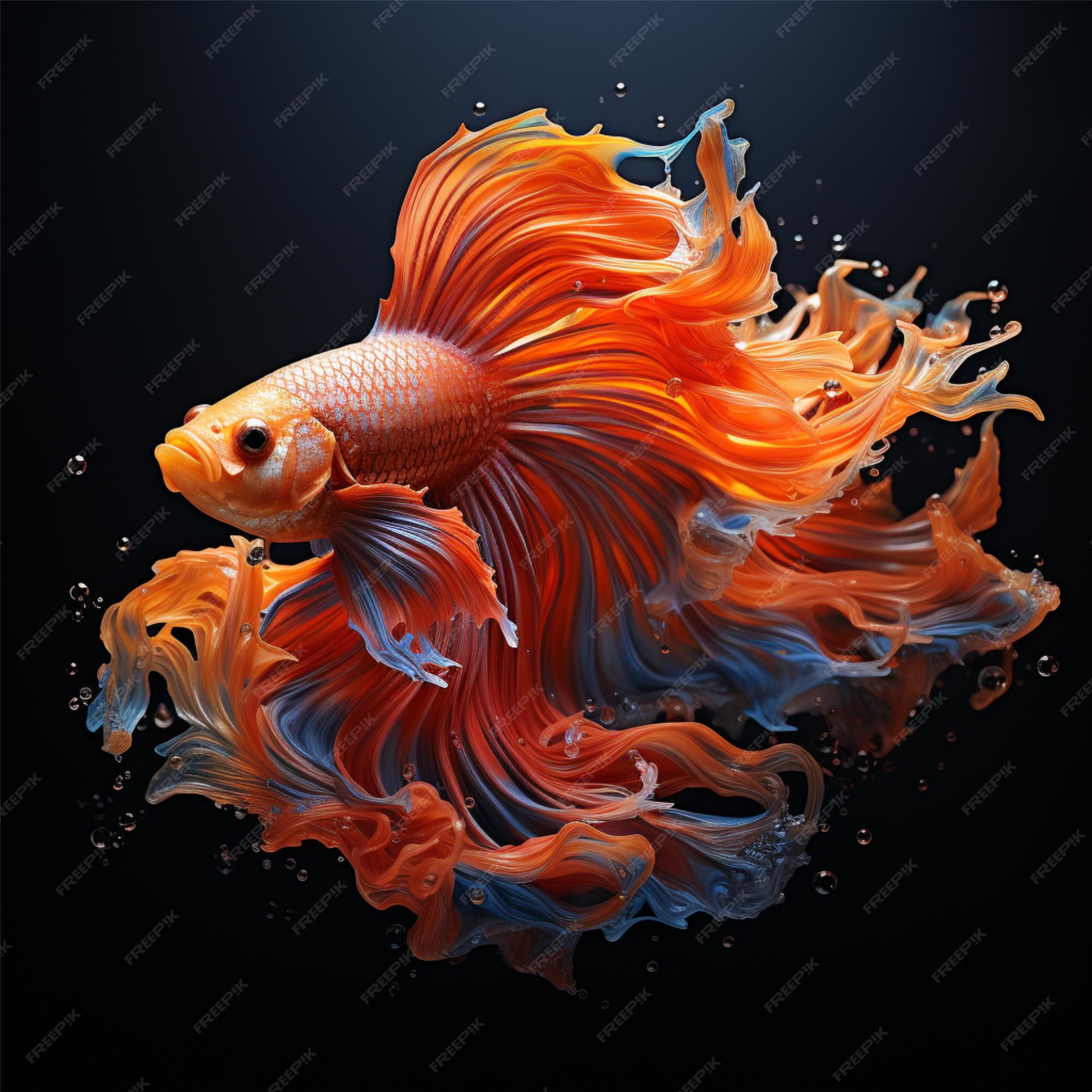 Premium Photo | 3d betta fish