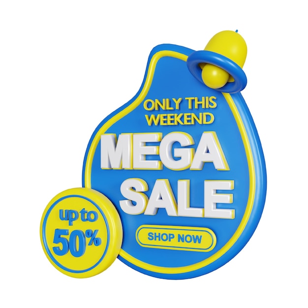 Photo 3d big sale promotion