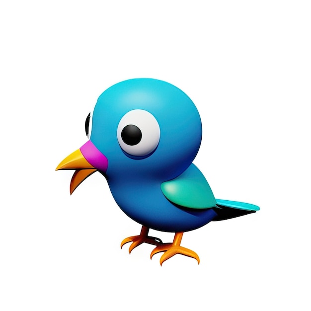 3d bird image