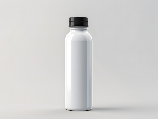 3D blank water bottle mockup