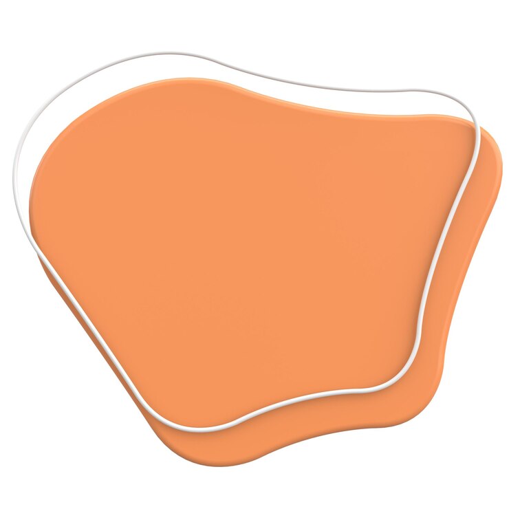 Foto 3d blob abstract text box 3d-illustratie