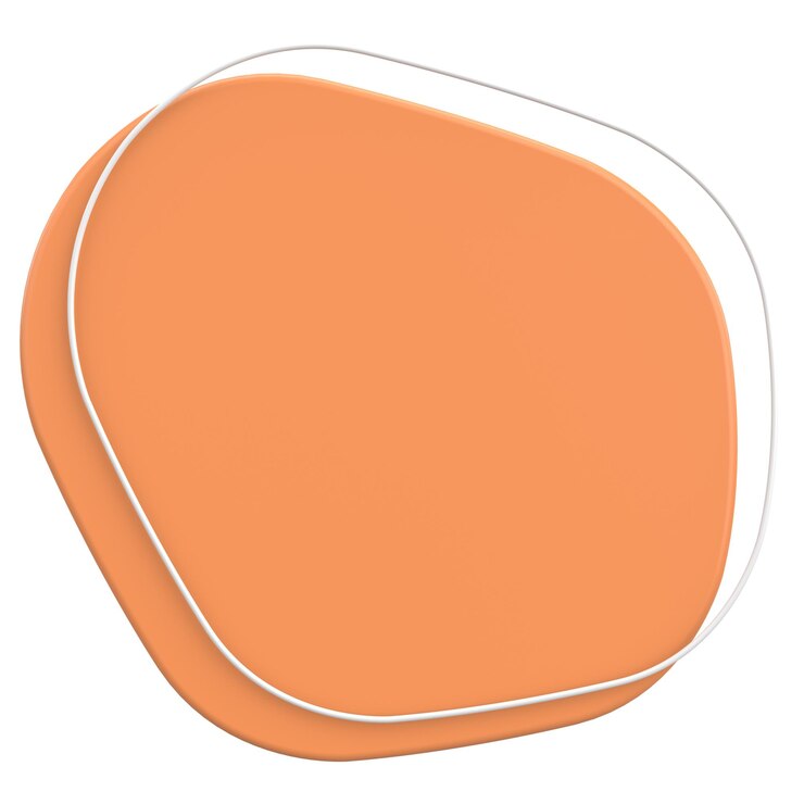 Foto 3d blob abstract text box 3d-illustratie