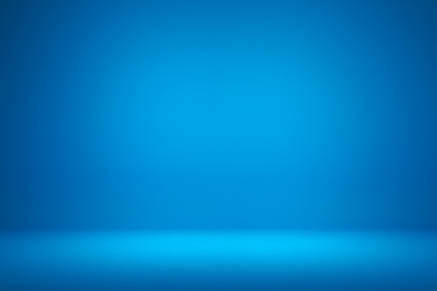 Foto scena di visualizzazione del prodotto a sfondo blu 3d con spazio vuoto per il testo del prodotto e la promozione rendering dell'illustrazione 3d