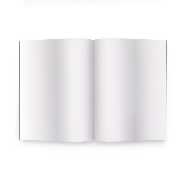 Foto 3d-boek met blanco omslagen