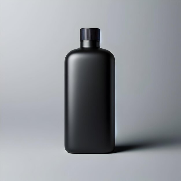 Photo 3d bottle minimalist mockup