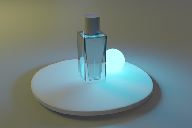 Photo 3d bottle for product visualization