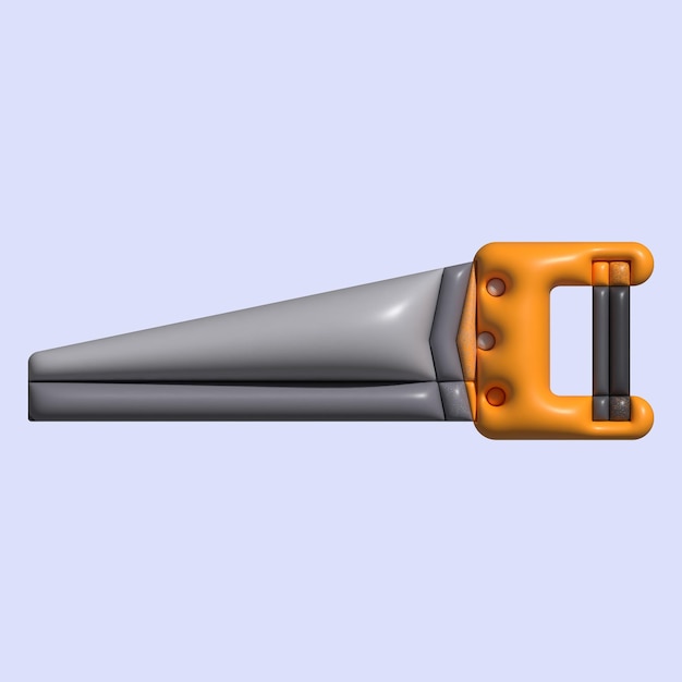 3D-bouwgereedschap met lichte achtergrond