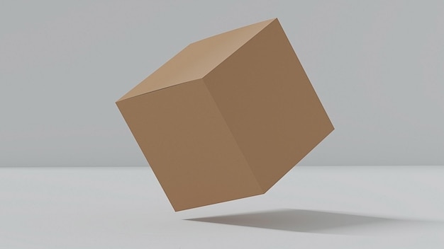 3d коробка макет упаковки