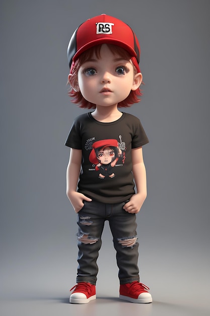 3d boy character