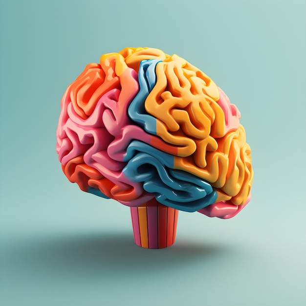3D脳ローポリ