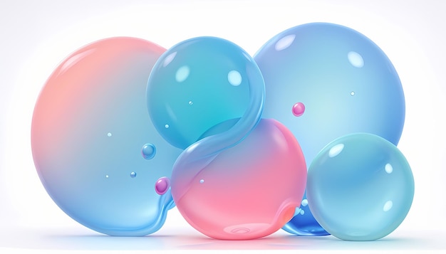 Фото Живые обои 3d bubble and splash celebration для динамического фона powerpoint