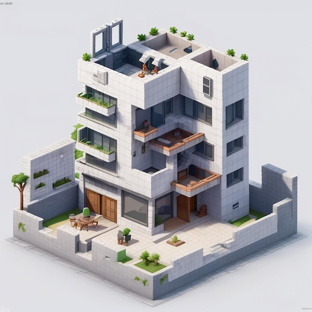 3D building model