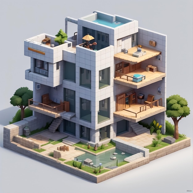 3D building model