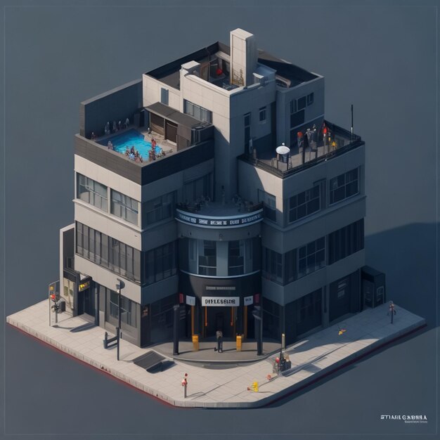 3D building model