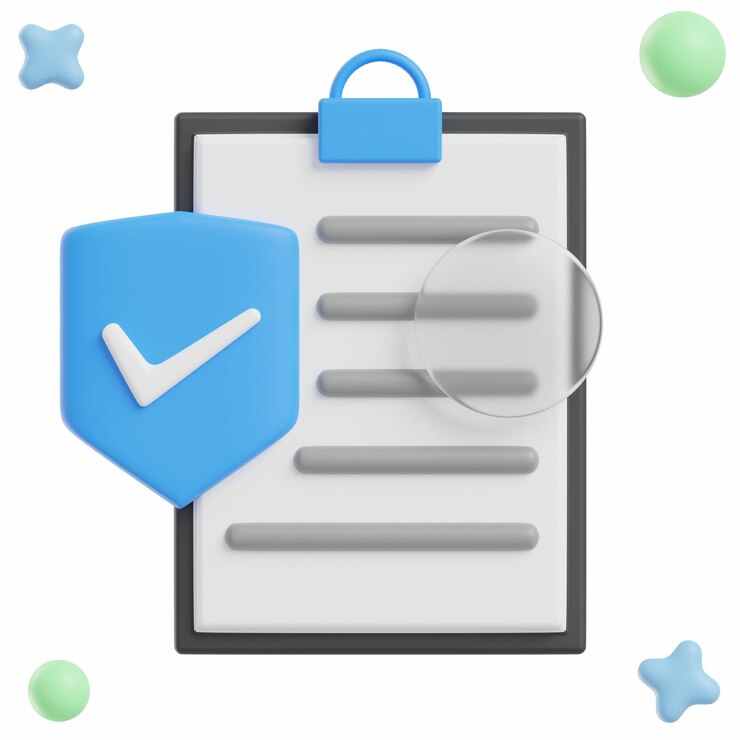 Photo 3d business survey illustration