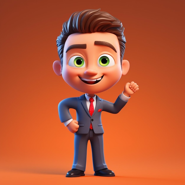 3D Businessman Character