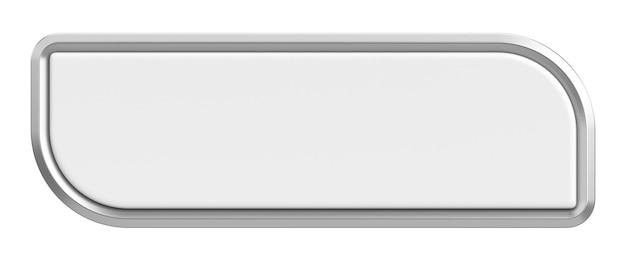 3D-кнопка Пустая кнопка 3D-иллюстрация