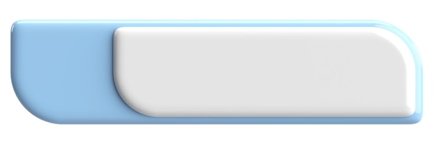 3D ボタン 空のボタン 3D イラスト
