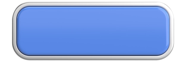 3D ボタン 空のボタン 3D イラスト