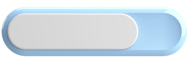 3Dボタン 空のボタン 3Dイラスト