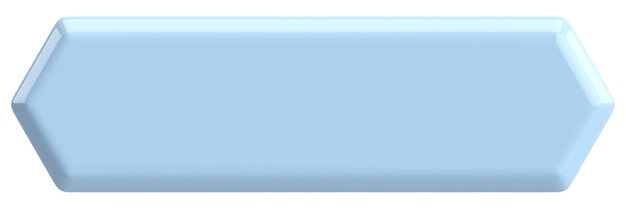 3Dボタン 空のボタン 3Dイラスト