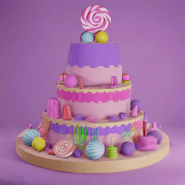 3d cake image