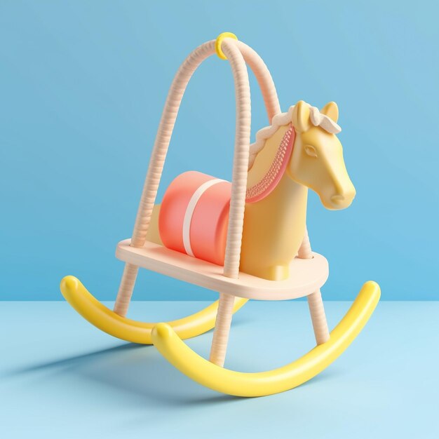 3d carrouselpaard